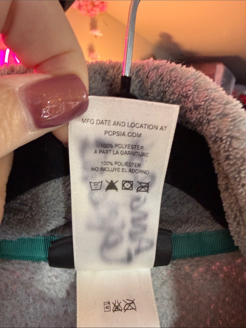 Patagonia Gray Fleece Pullover with Teal Accents Great Condition - Picture 6 of 6